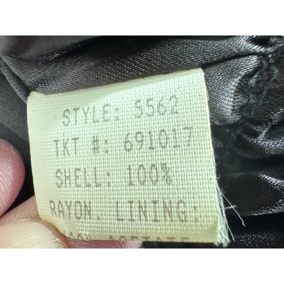 "KAOS" Green Vintage Y2K Velvet Coat Made In USA Faux Fur Collar SZ S PLZ READ - Picture 9 of 13